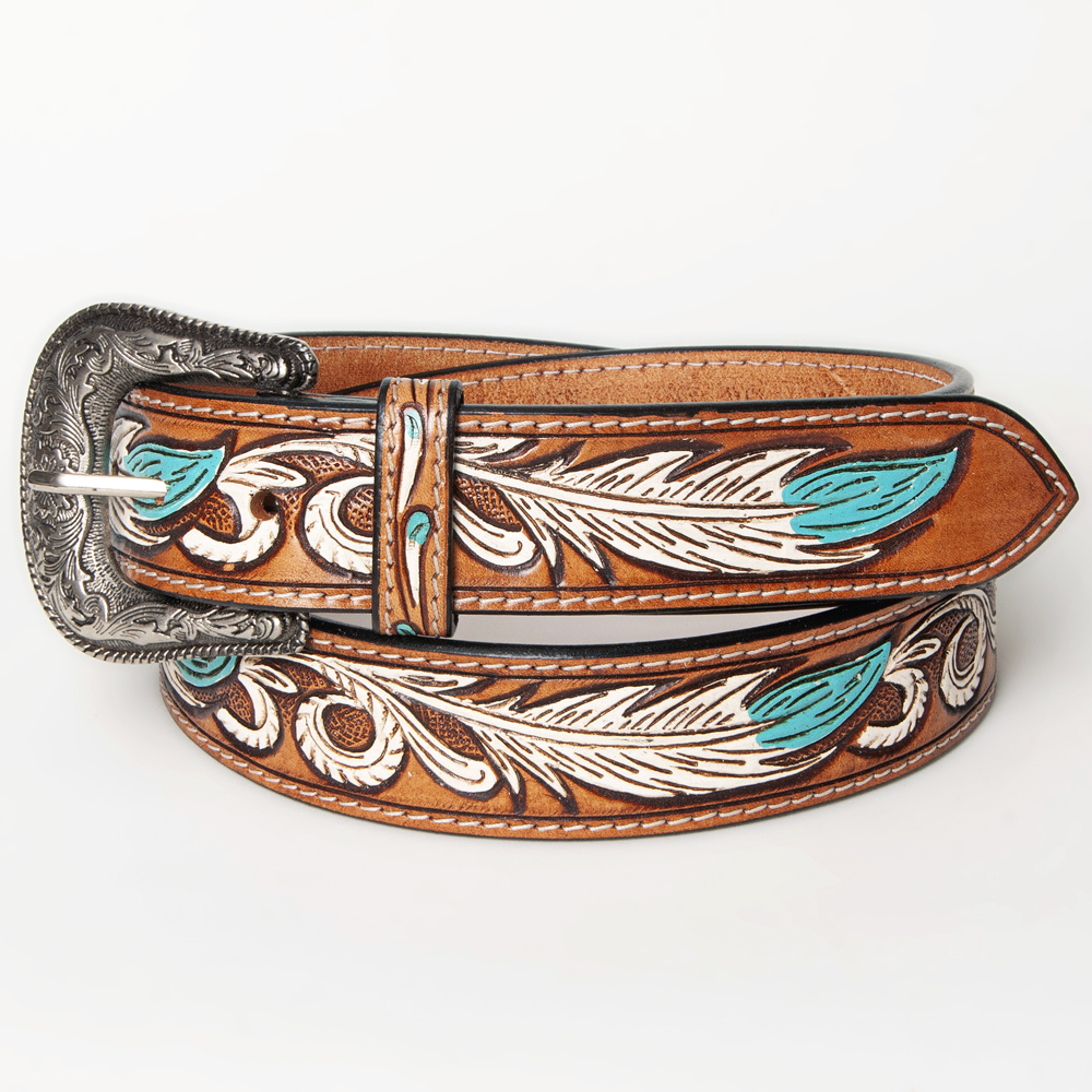 AD American Darling schön handgefertigter echter amerikanischer Ledergürtel Herren - Bild 16 von 80