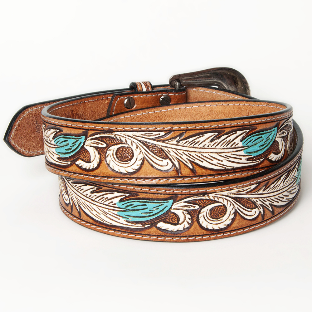 AD American Darling schön handgefertigter echter amerikanischer Ledergürtel Herren - Bild 17 von 80