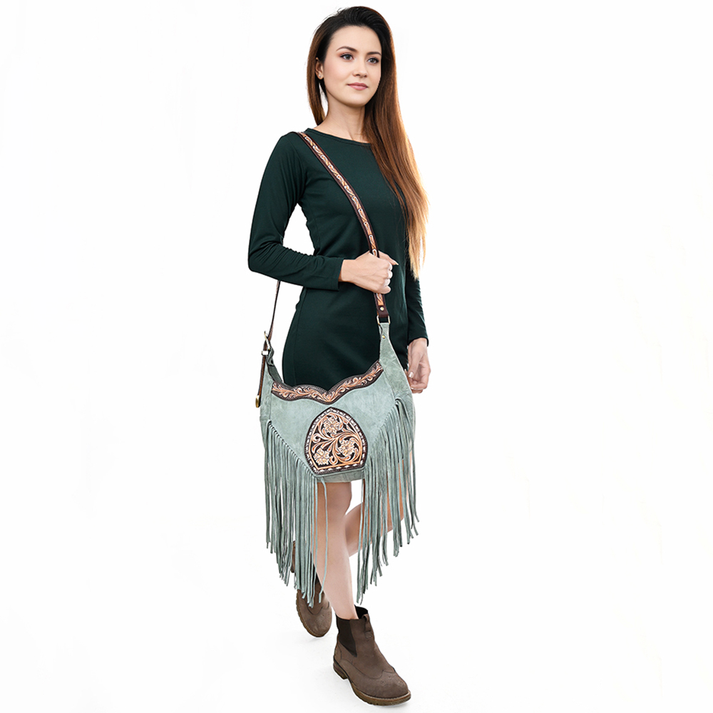 AD American Darling Cross Body Hand Tooled Genuine Leather Western Women Bag - Picture 17 of 36
