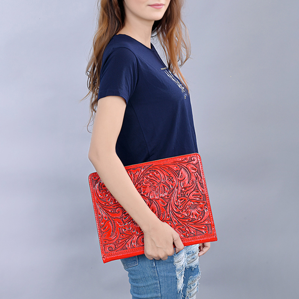 AD American Darling Hand Tooled Genuine Leather Women Bag Western Handbag Purse - Bild 32 von 54