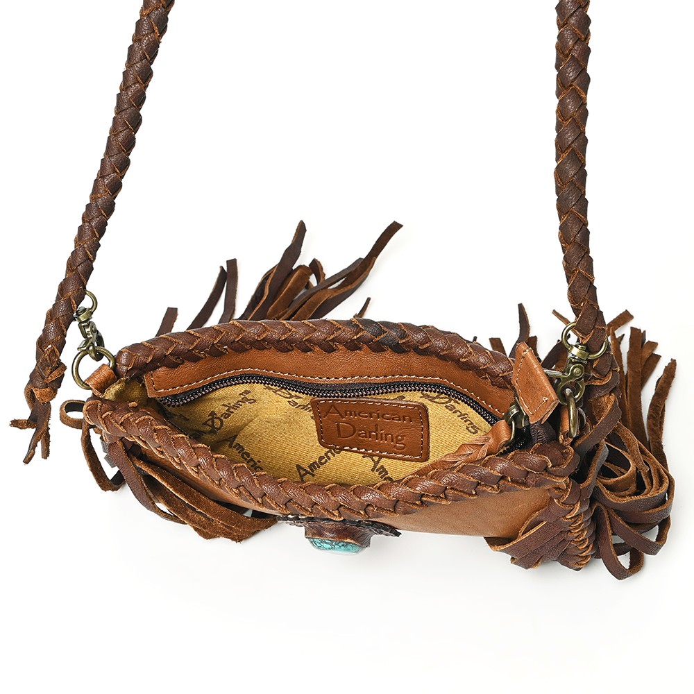AD American Darling Cross Body Full Grain Genuine Leather Western Women Bag - Picture 24 of 32