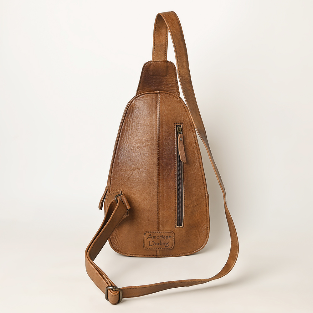 AD American Darling Sling Manta de cuero genuino para mujer - Imagen 30 de 102