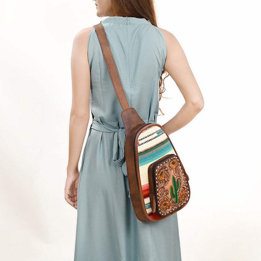 AD American Darling Sling Manta de cuero genuino para mujer - Imagen 32 de 102