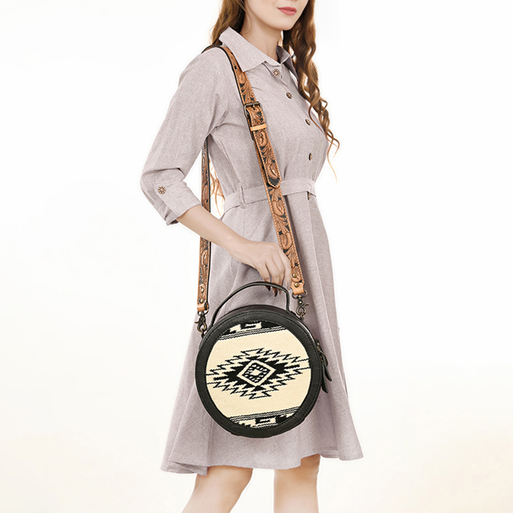 AD American Darling Saddle Blanket Echtleder Damen Tasche Western Handtasche - Bild 10 von 23