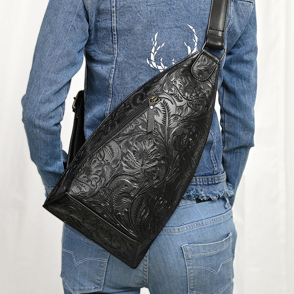 AD American Darling Sling Hand Tooled Genuine Leather Women Bag Western Handbag - Picture 12 of 39