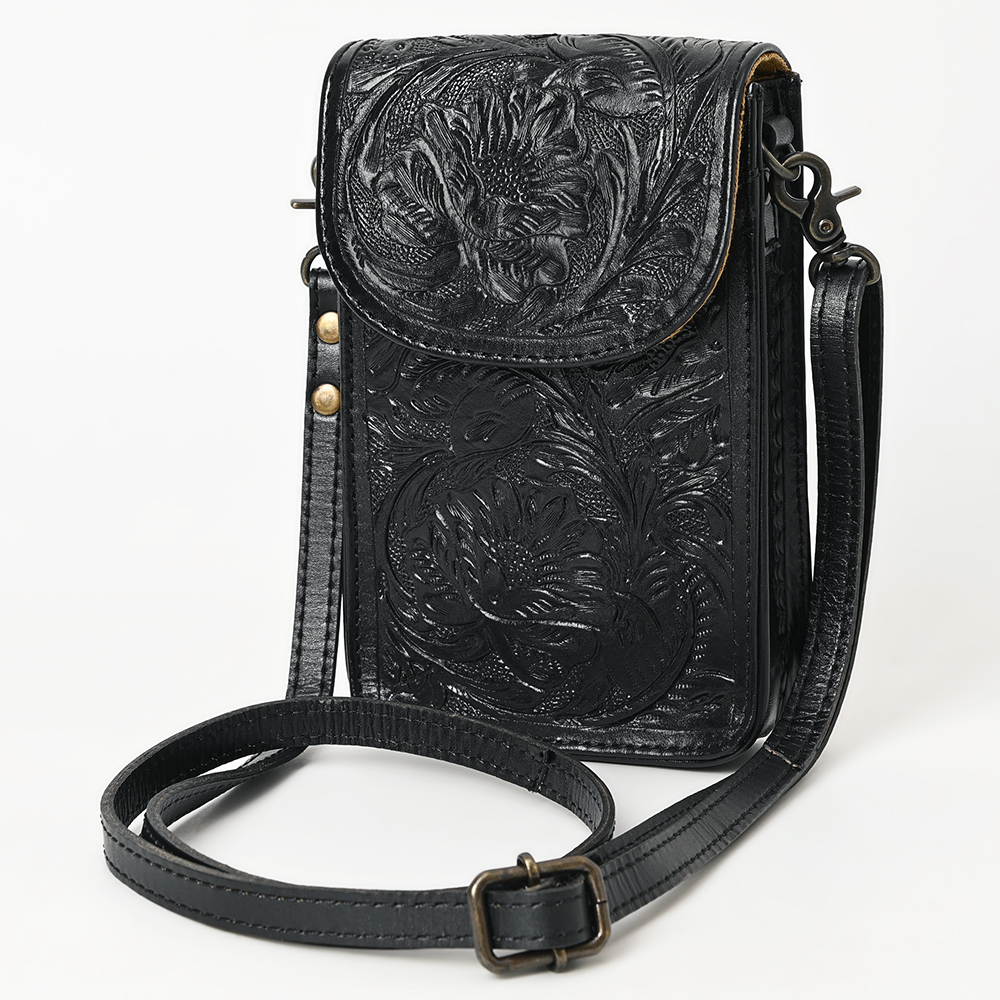 Borsa donna AD American Darling porta cellulare in vera pelle lavorata a mano - Foto 7 di 42
