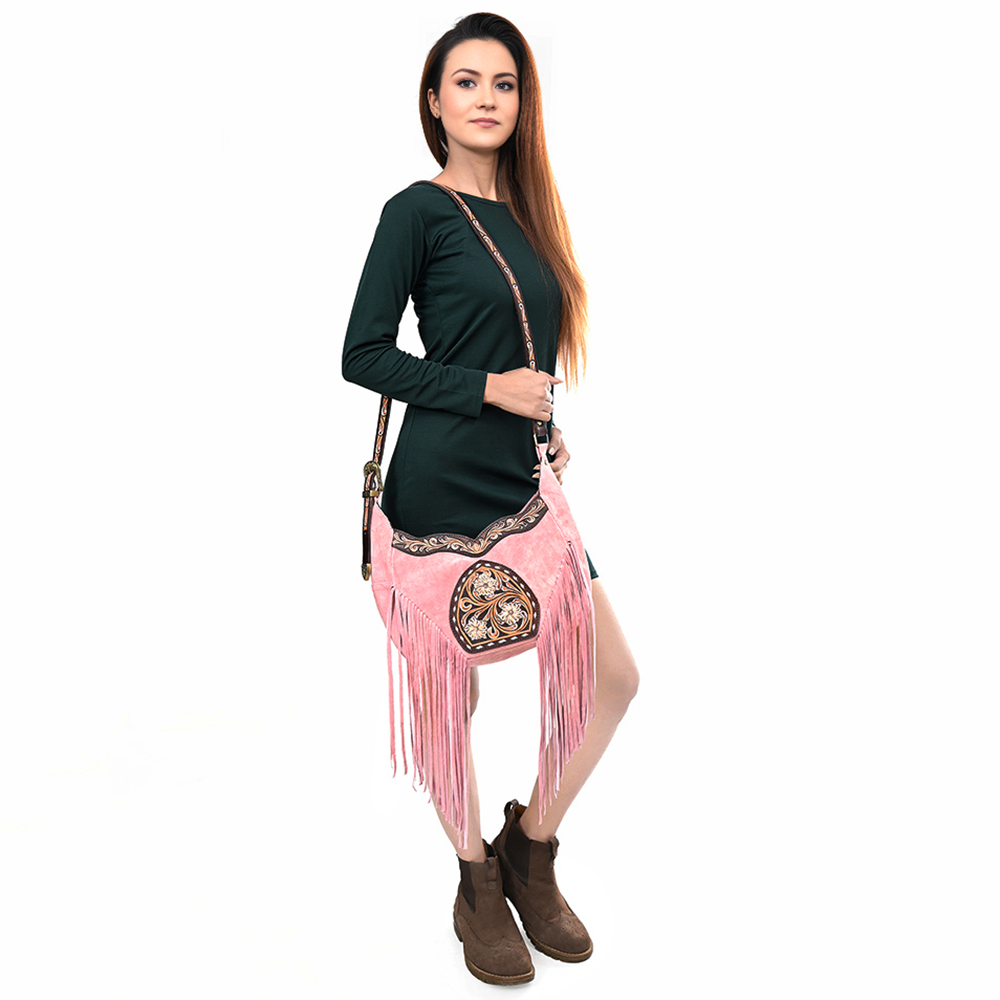 AD American Darling Cross Body Hand Tooled Genuine Leather Western Women Bag - Picture 24 of 36