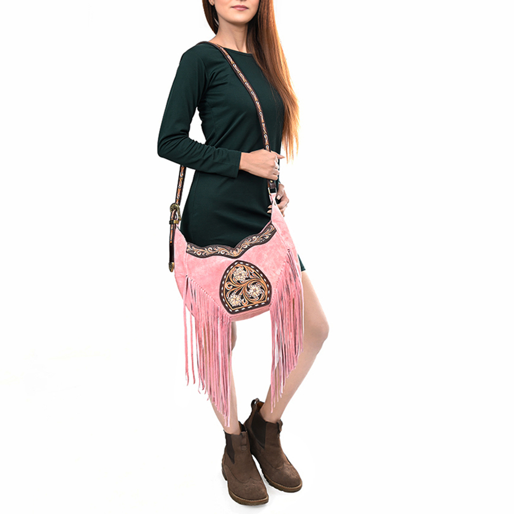 AD American Darling Cross Body Hand Tooled Genuine Leather Western Women Bag - Picture 23 of 41