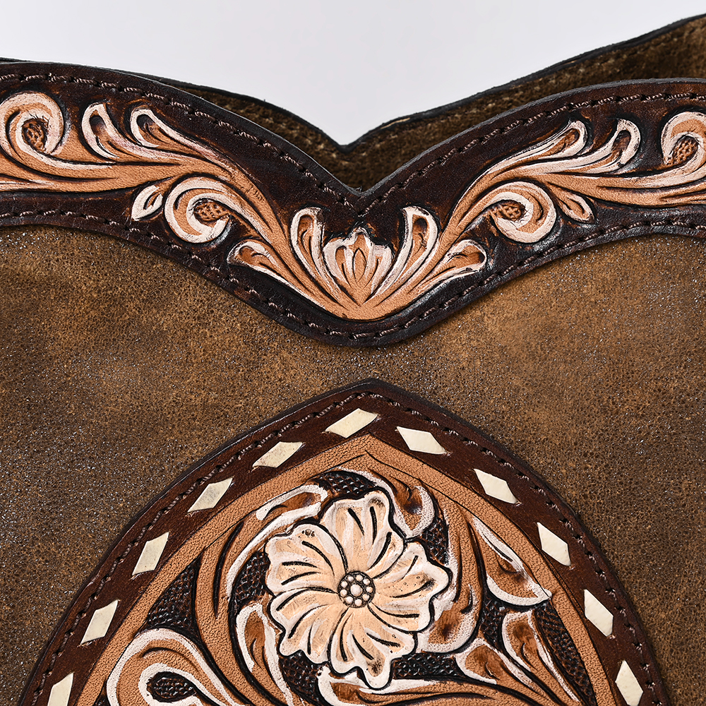 AD American Darling Cross Body Hand Tooled Genuine Leather Western Women Bag - Picture 11 of 36