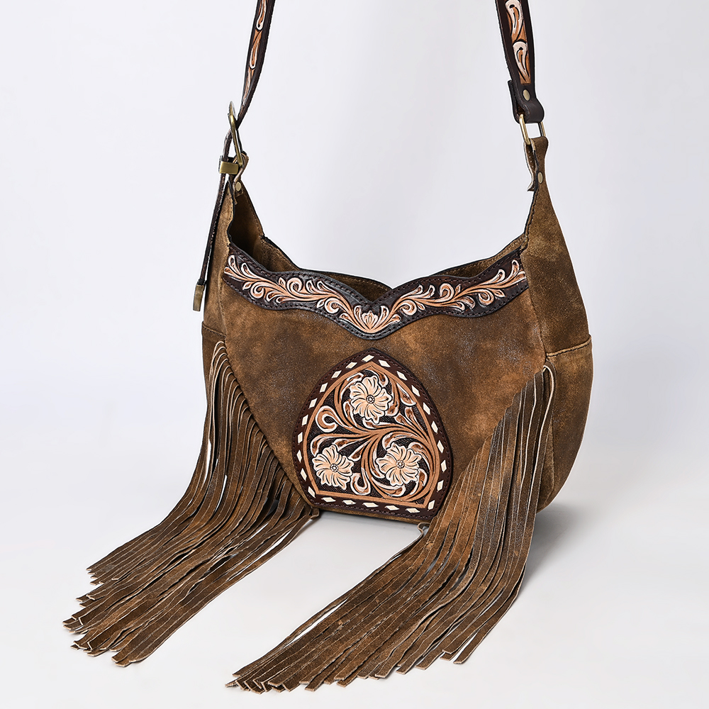 AD American Darling Cross Body Hand Tooled Genuine Leather Western Women Bag - Picture 9 of 36