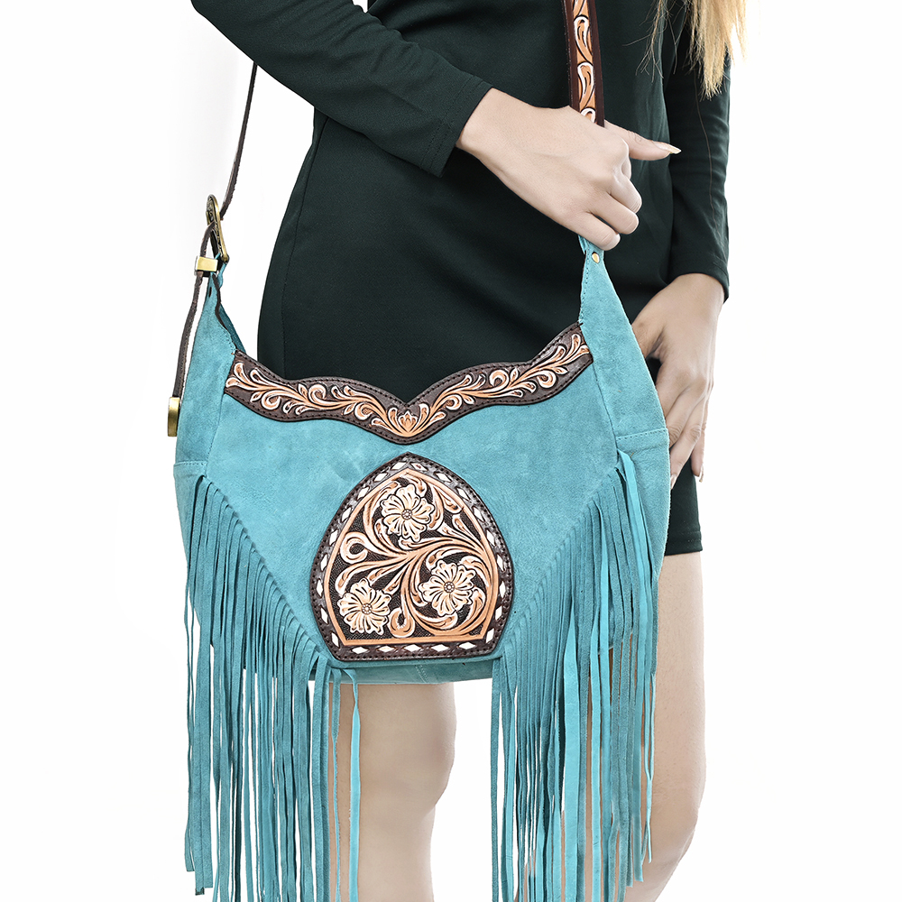 AD American Darling Cross Body Hand Tooled Genuine Leather Western Women Bag - Picture 36 of 36