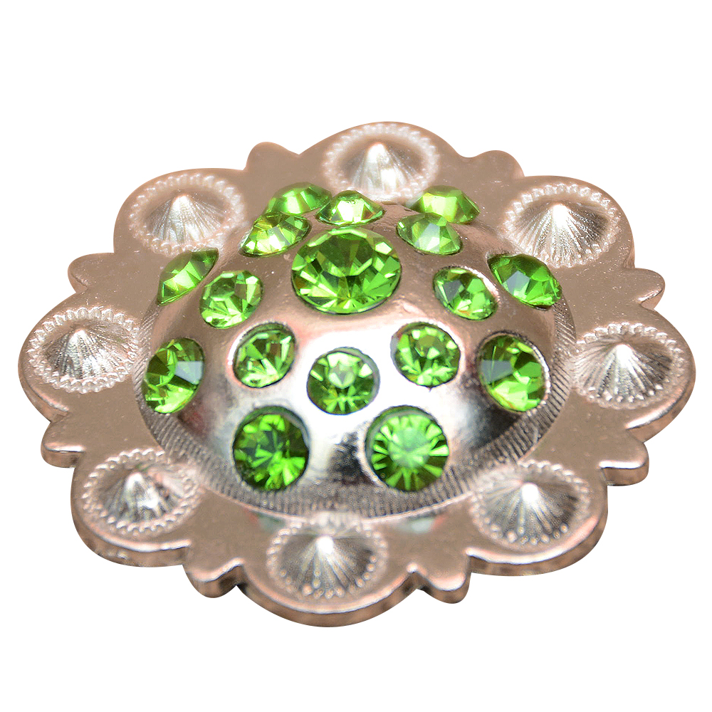 Western Horse Saddle Tack strass cristal Concho Screw Back Conchos 1-1//2/"