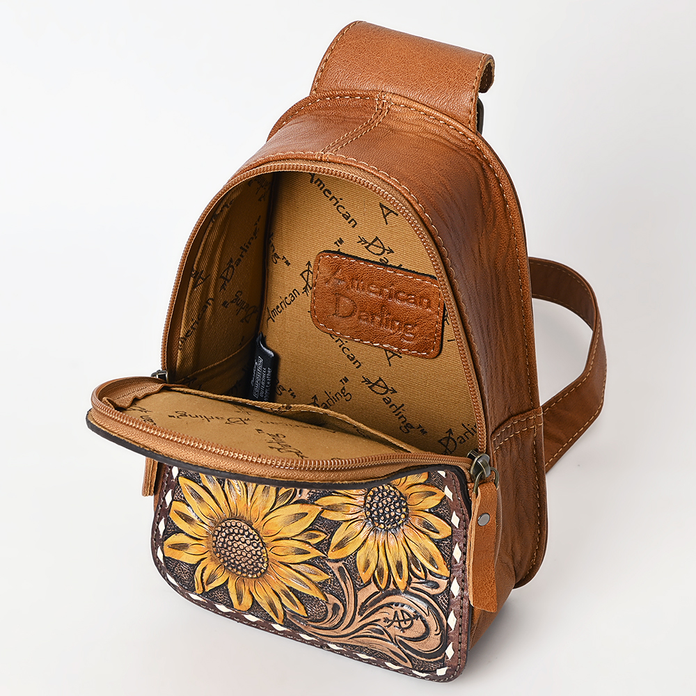 AD American Darling Sling borsa da donna in vera pelle lavorata a mano borsa western - Foto 47 di 48