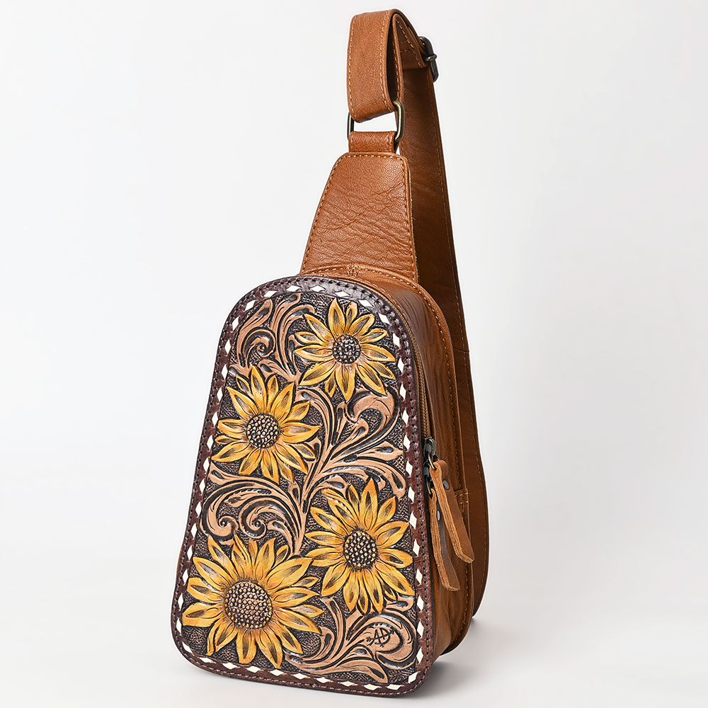 AD American Darling Sling borsa da donna in vera pelle lavorata a mano borsa western - Foto 42 di 48