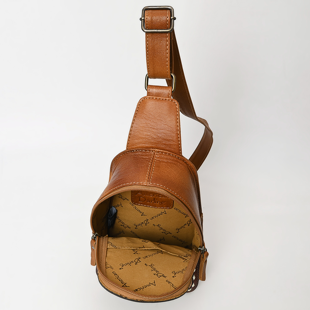 AD American Darling Sling borsa da donna in vera pelle lavorata a mano borsa western - Foto 12 di 48