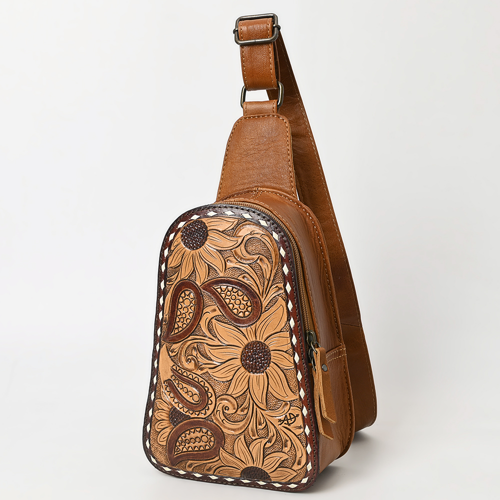 AD American Darling Sling borsa da donna in vera pelle lavorata a mano borsa western - Foto 7 di 48