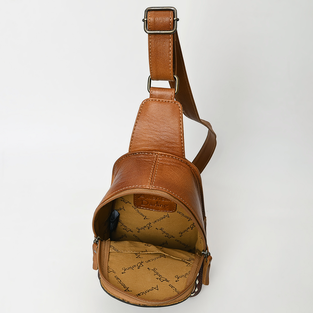 AD American Darling Sling borsa da donna in vera pelle lavorata a mano borsa western - Foto 40 di 48