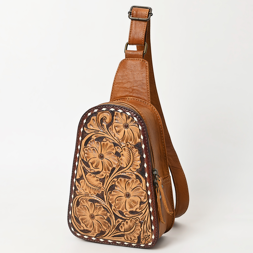AD American Darling Sling borsa da donna in vera pelle lavorata a mano borsa western - Foto 35 di 48