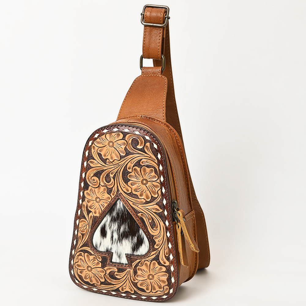 AD American Darling Sling borsa da donna in vera pelle lavorata a mano borsa western - Foto 28 di 48