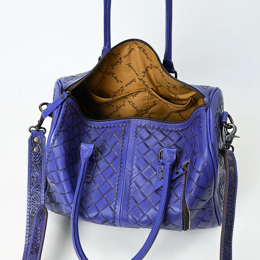Bolso occidental de mujer AD American Darling de cuero genuino mecanizado a mano - Imagen 20 de 37