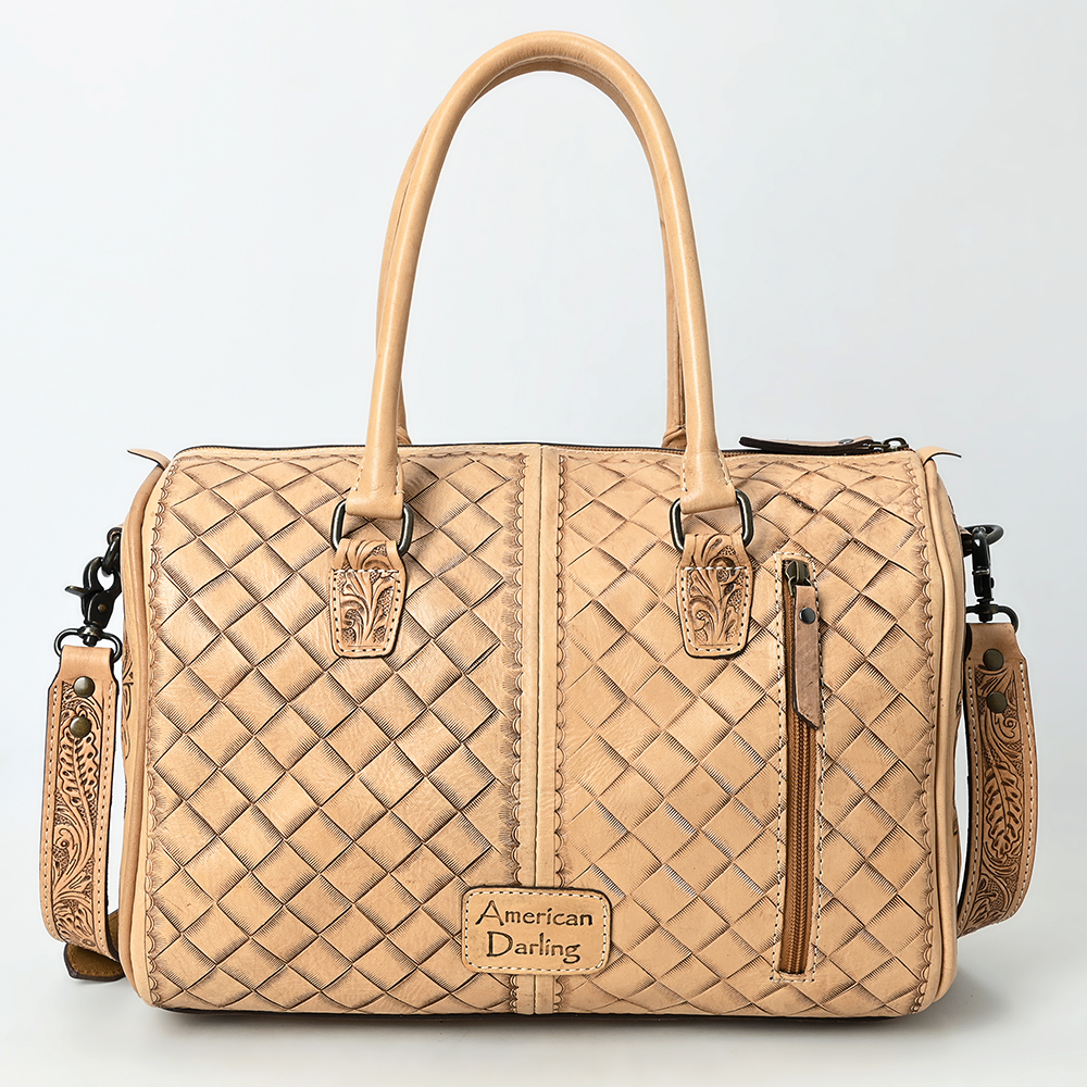 Bolso occidental de mujer AD American Darling de cuero genuino mecanizado a mano - Imagen 27 de 37