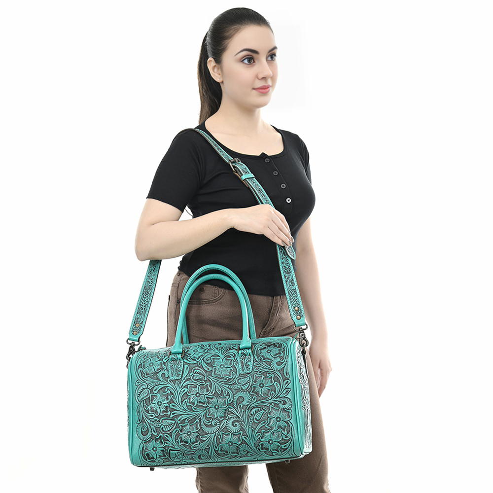 Bolso occidental de mujer AD American Darling de cuero genuino mecanizado a mano - Imagen 31 de 37