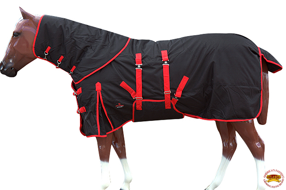 HI Hilason 1200D Waterproof Winter Horse Turnout Blanket Neck Cover Belly Wrap - Picture 4 of 105