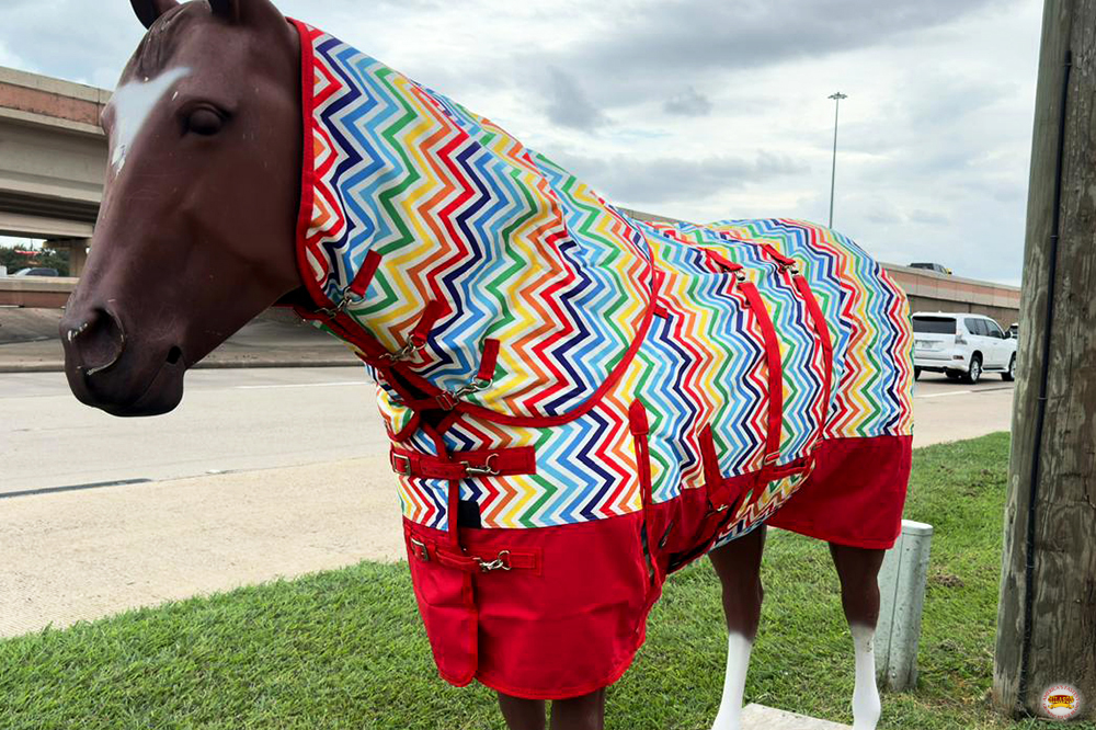 HI Hilason 1200D Impermeabile CavalloTurnout Collo Coperta Pancia Wrap - Foto 26 di 56