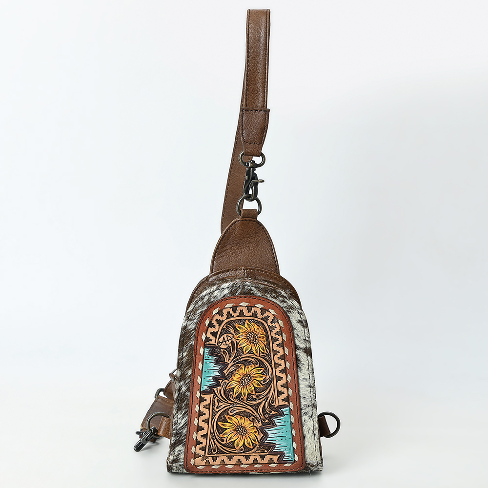 AD American Darling Sling splendidamente imbottito a mano in vera pelle - Foto 32 di 36