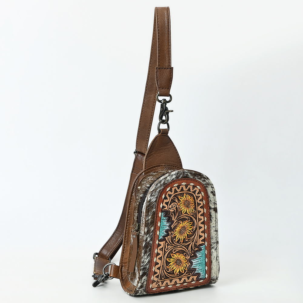AD American Darling Sling splendidamente imbottito a mano in vera pelle - Foto 34 di 36