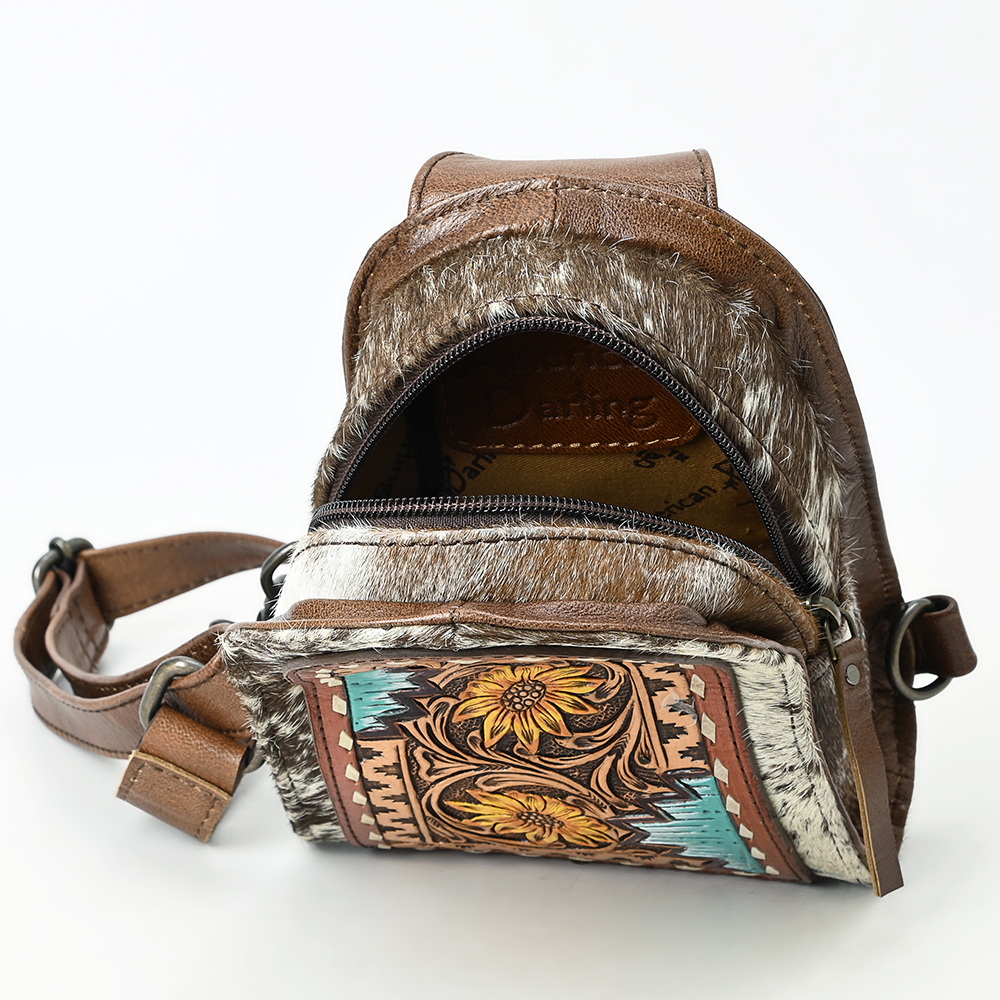 AD American Darling Sling splendidamente imbottito a mano in vera pelle - Foto 36 di 36