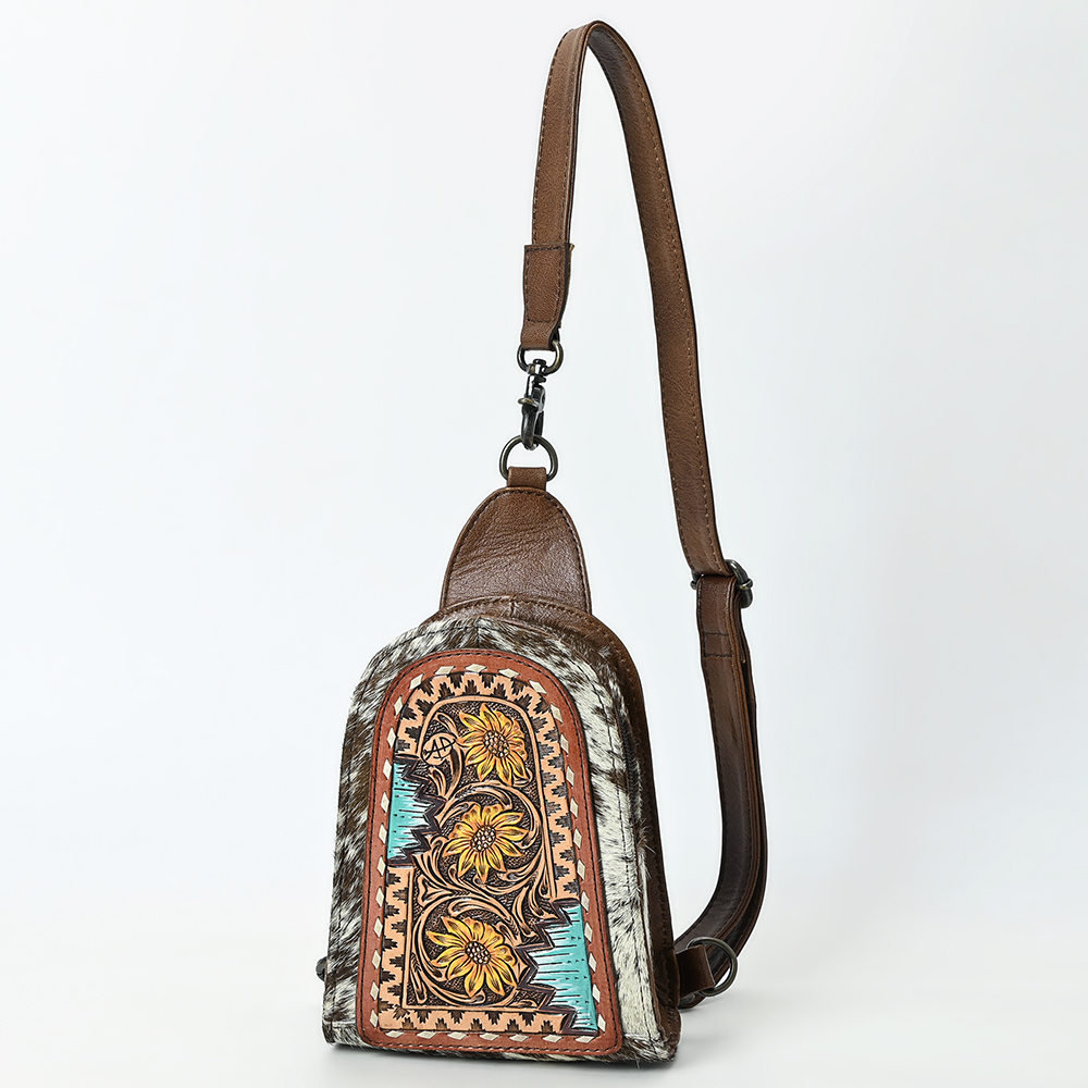 AD American Darling Sling splendidamente imbottito a mano in vera pelle - Foto 31 di 36
