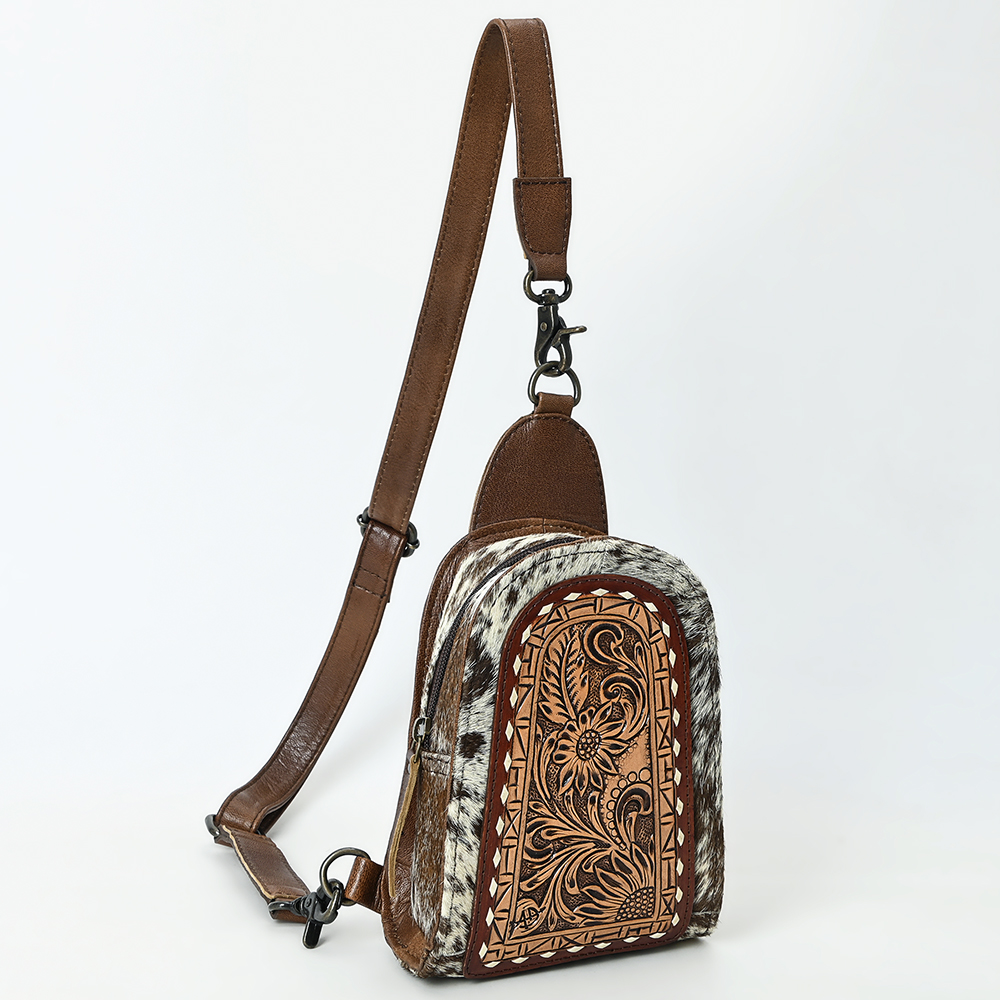 AD American Darling Sling splendidamente imbottito a mano in vera pelle - Foto 10 di 36