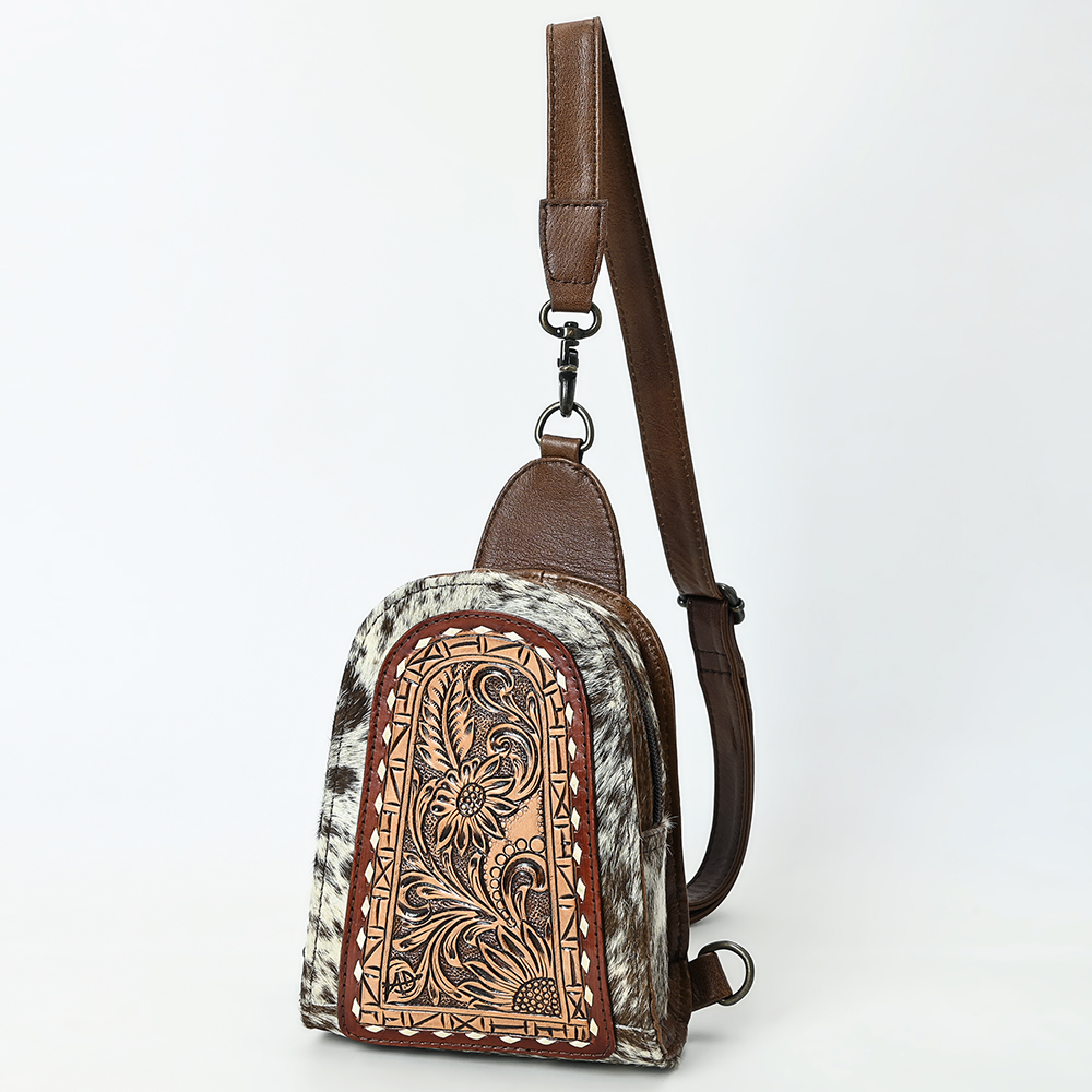 AD American Darling Sling splendidamente imbottito a mano in vera pelle - Foto 7 di 36