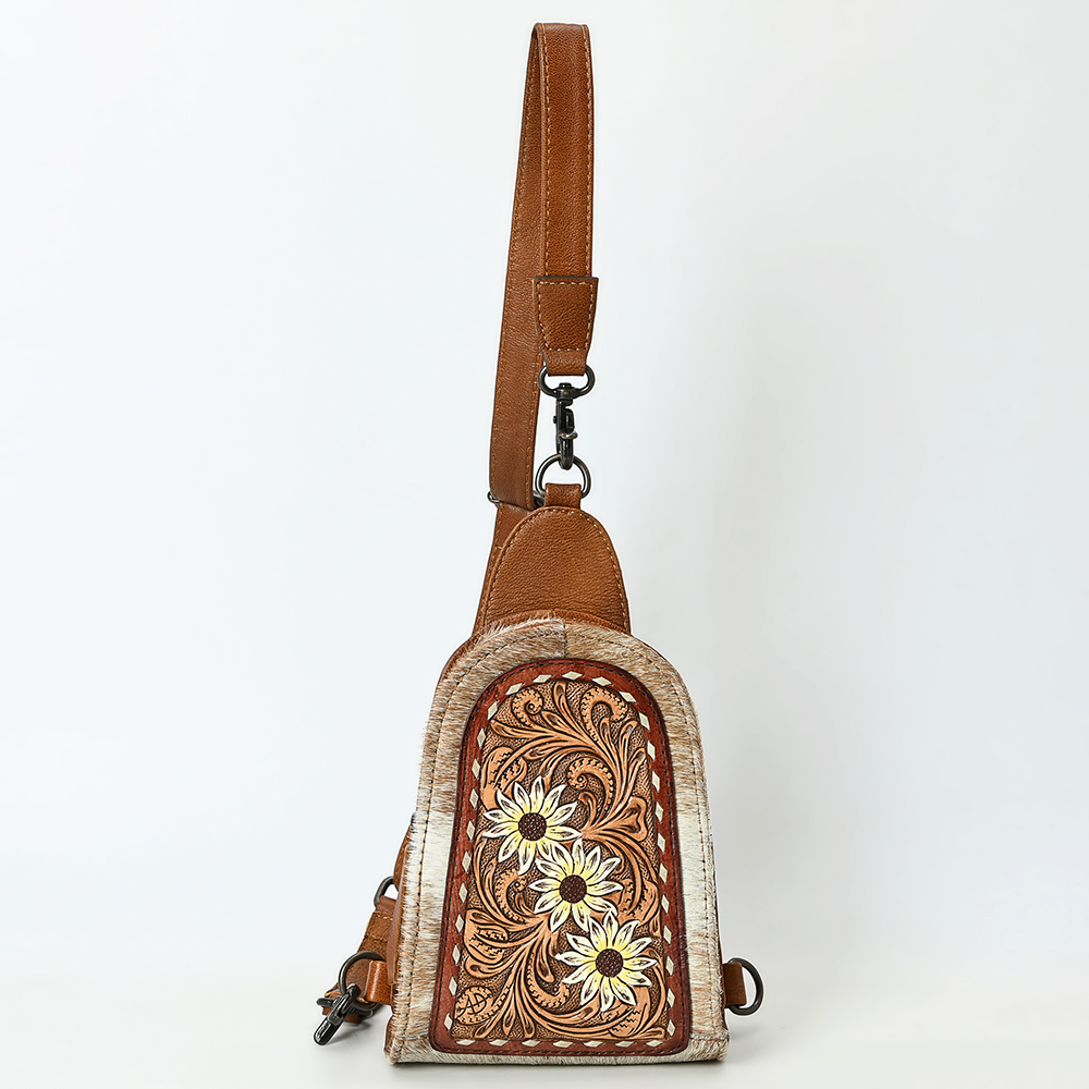 AD American Darling Sling splendidamente imbottito a mano in vera pelle - Foto 26 di 36