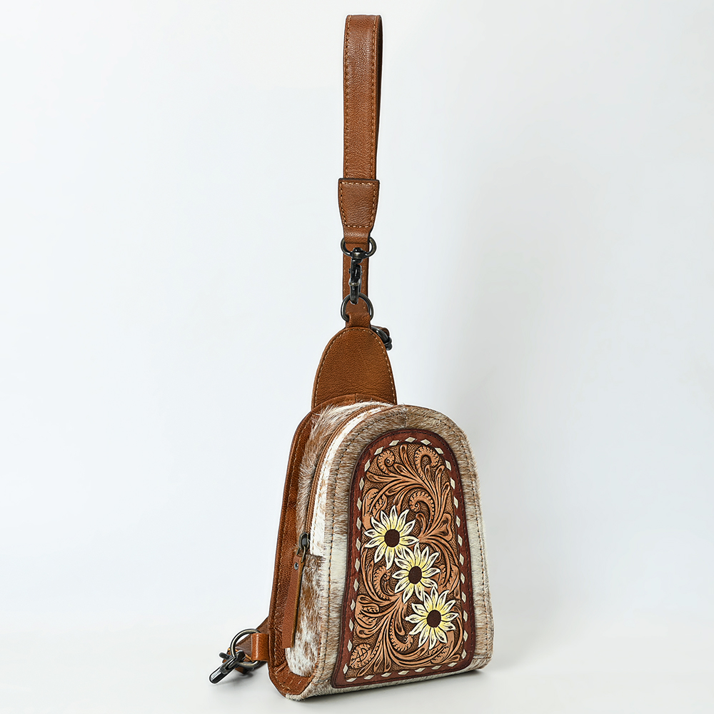 AD American Darling Sling splendidamente imbottito a mano in vera pelle - Foto 28 di 36