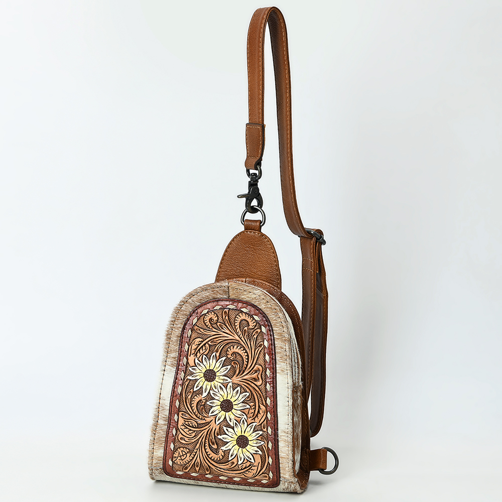 AD American Darling Sling splendidamente imbottito a mano in vera pelle - Foto 25 di 36