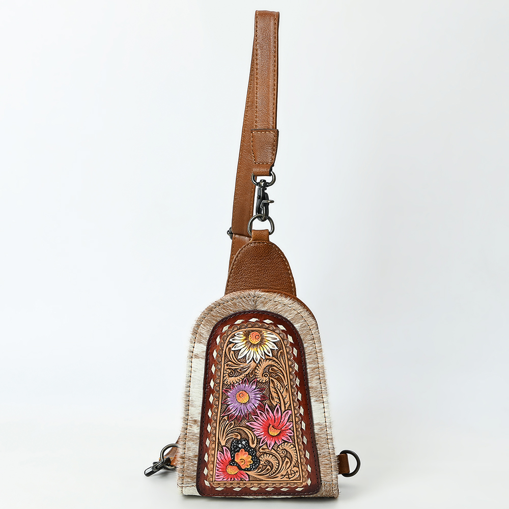 AD American Darling Sling splendidamente imbottito a mano in vera pelle - Foto 20 di 36