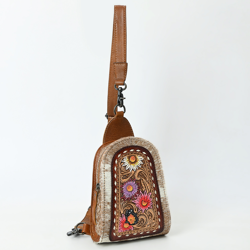 AD American Darling Sling splendidamente imbottito a mano in vera pelle - Foto 22 di 36