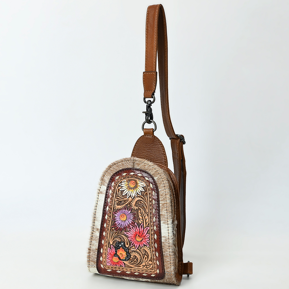 AD American Darling Sling splendidamente imbottito a mano in vera pelle - Foto 19 di 36