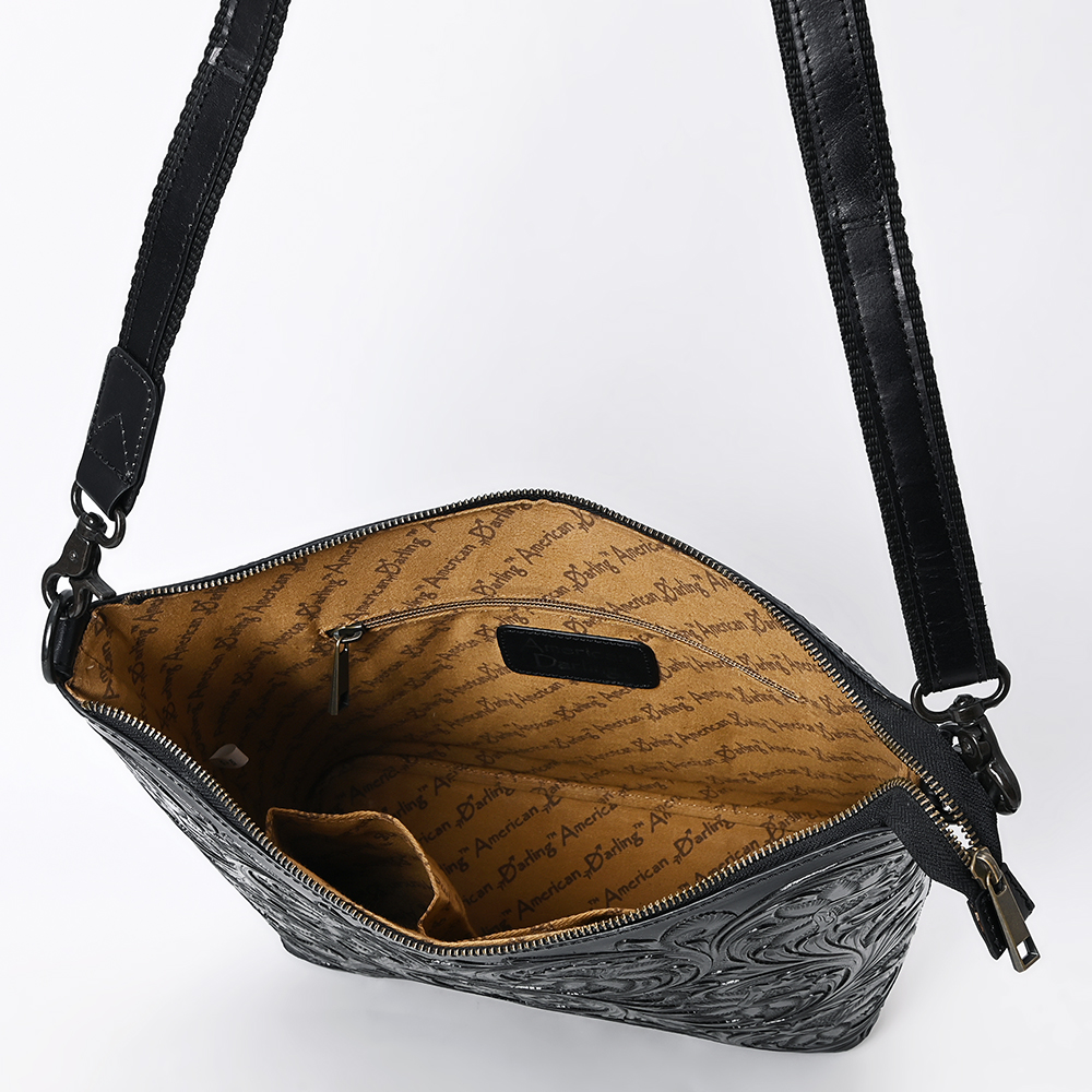 AD American Darling Large Crossbody Hand Tooled Genuine Leather Women Bag - Picture 11 of 21