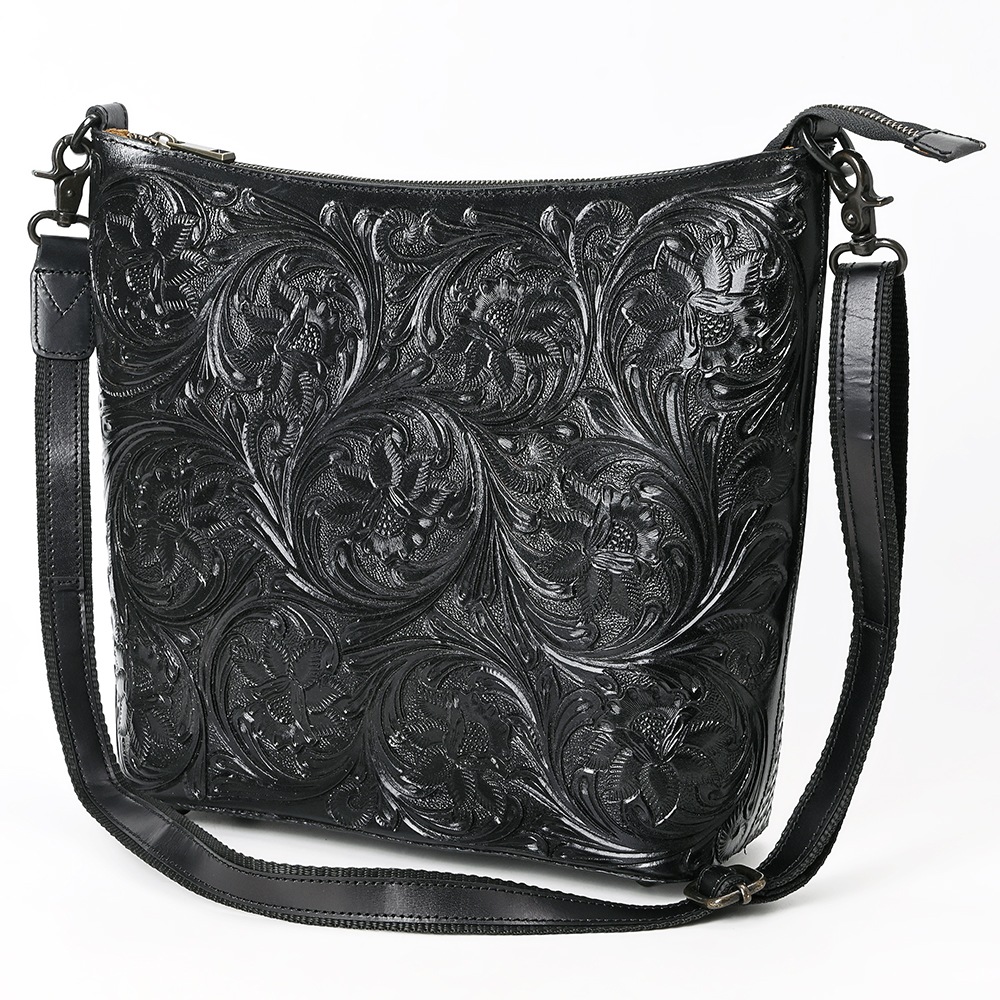 AD American Darling Large Crossbody Hand Tooled Genuine Leather Women Bag - Picture 7 of 21