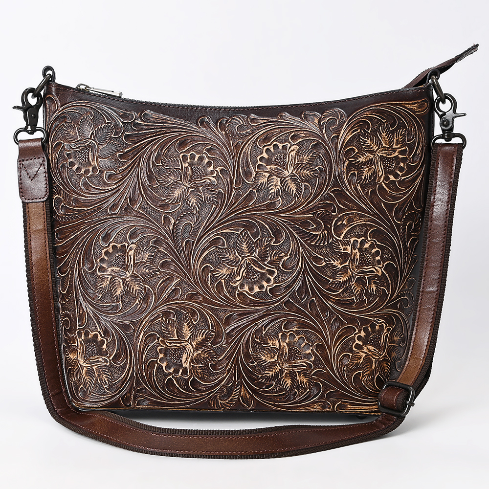 AD American Darling Large Crossbody Hand Tooled Genuine Leather Women Bag - Picture 13 of 21