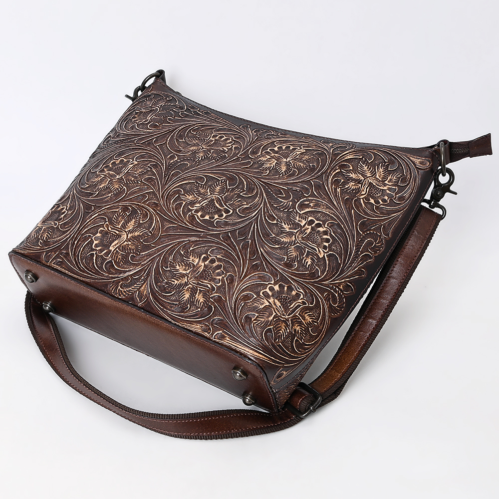 AD American Darling Large Crossbody Hand Tooled Genuine Leather Women Bag - Picture 14 of 21