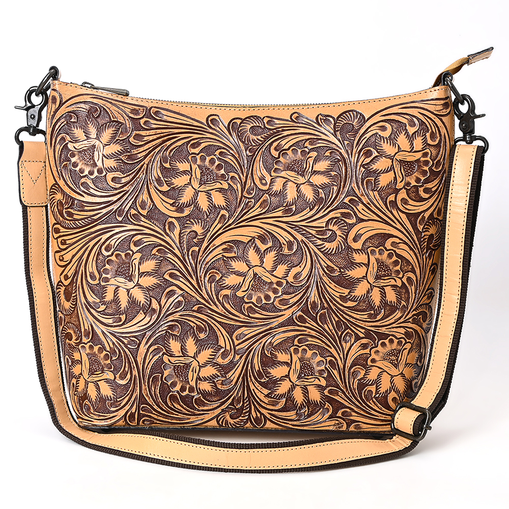AD American Darling Large Crossbody Hand Tooled Genuine Leather Women Bag - Picture 18 of 21