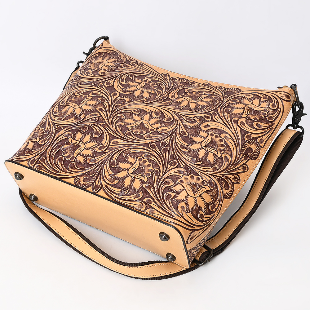 AD American Darling Large Crossbody Hand Tooled Genuine Leather Women Bag - Picture 19 of 21