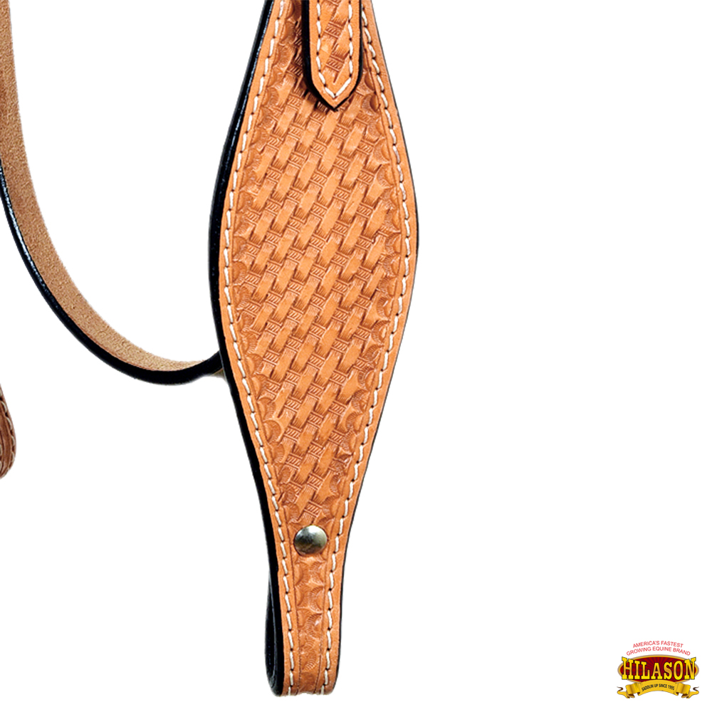 BH HILASON Western Horse Headstall Breast Collar Set Tack Genuine American - Picture 107 of 247