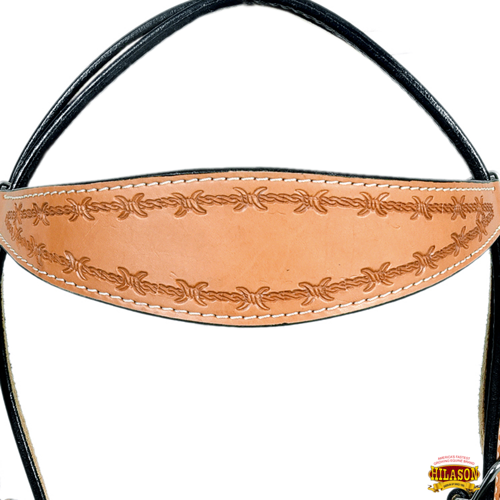 BH HILASON Western Horse Headstall Breast Collar Set Tack Genuine American - Picture 56 of 247