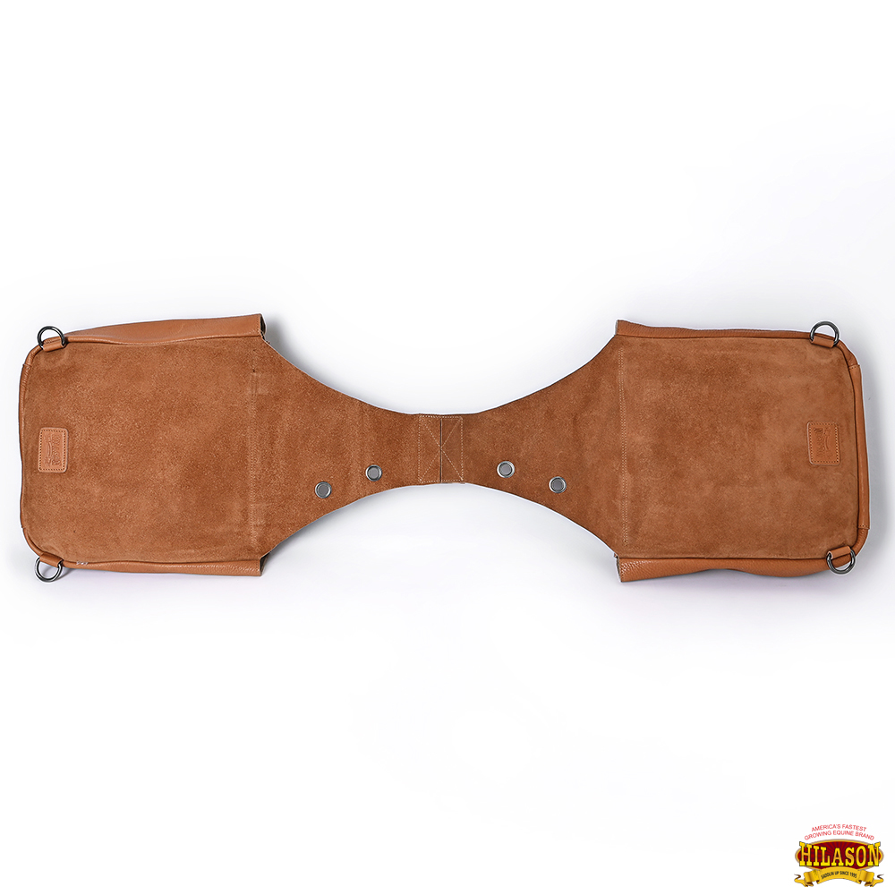 Bolso de montar de cuero genuino de alta resistencia AK Hilason Western Horse Trail Riding - Imagen 25 de 33
