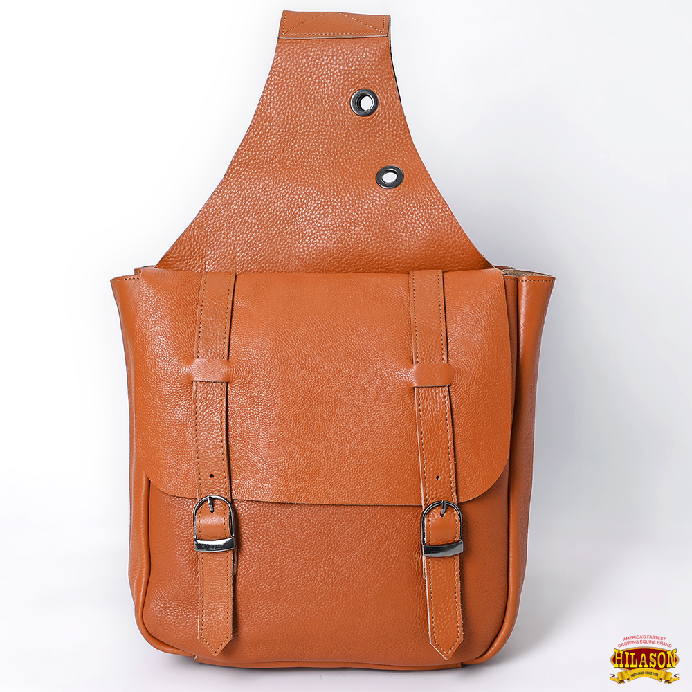Bolso de montar de cuero genuino de alta resistencia AK Hilason Western Horse Trail Riding - Imagen 28 de 33